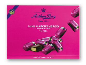 Продуктови Категории Шоколади Anthon Berg 10 бр. шоколадови бонбони с бадем 95 гр